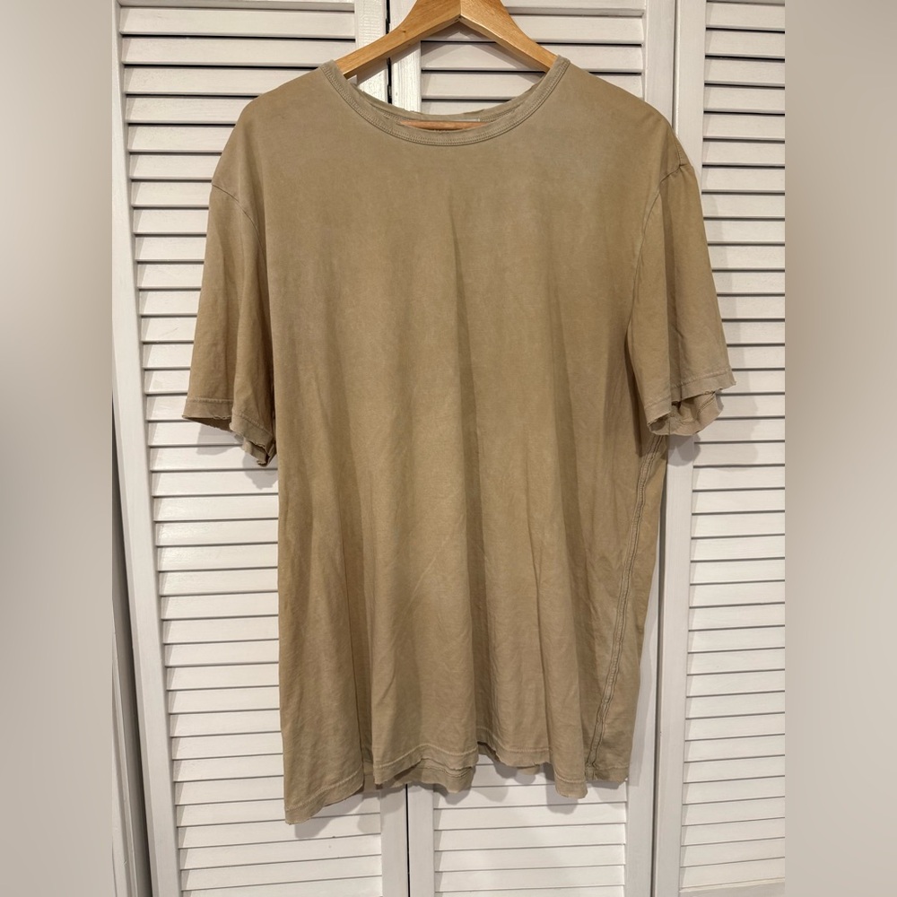 Cotton Citizen Beige Short Sleeve Tee